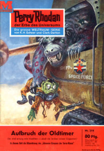 Перри Родан Книга 216: Aufbruch der Oldtimer (Прорыв старожилов)